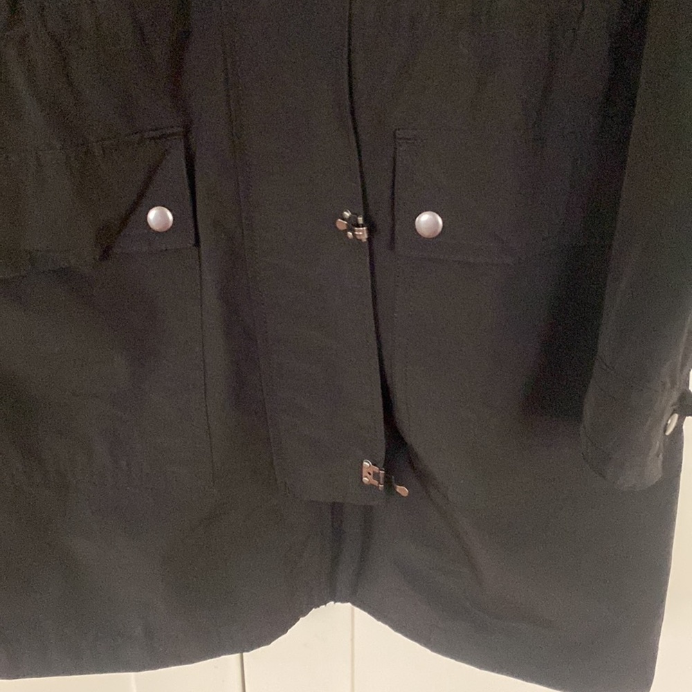 Jcrew Lightweight Utility Jacket Black Ba160 - image 5